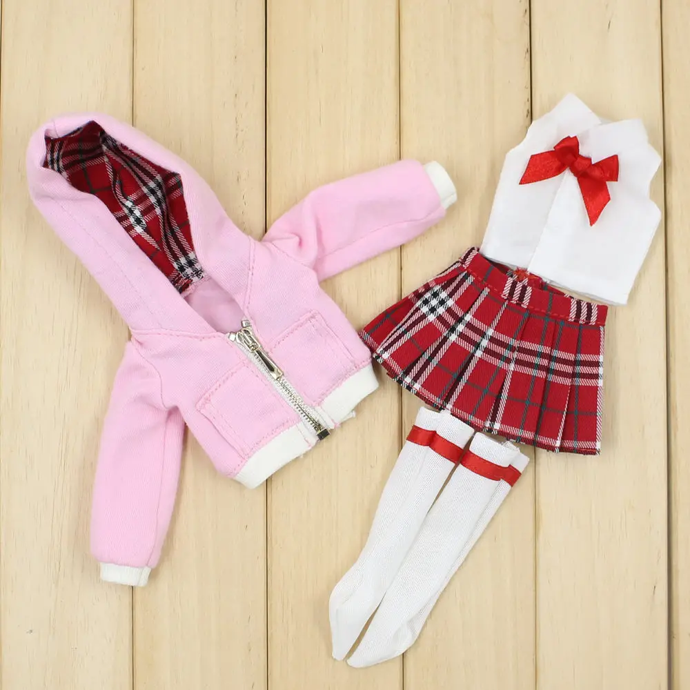 ICY DBS Blyth DollDBS Blyth icy 1/6 bjd clothes Youth student suits 30cm Highly High Quality reborn girls Toy Gifts.