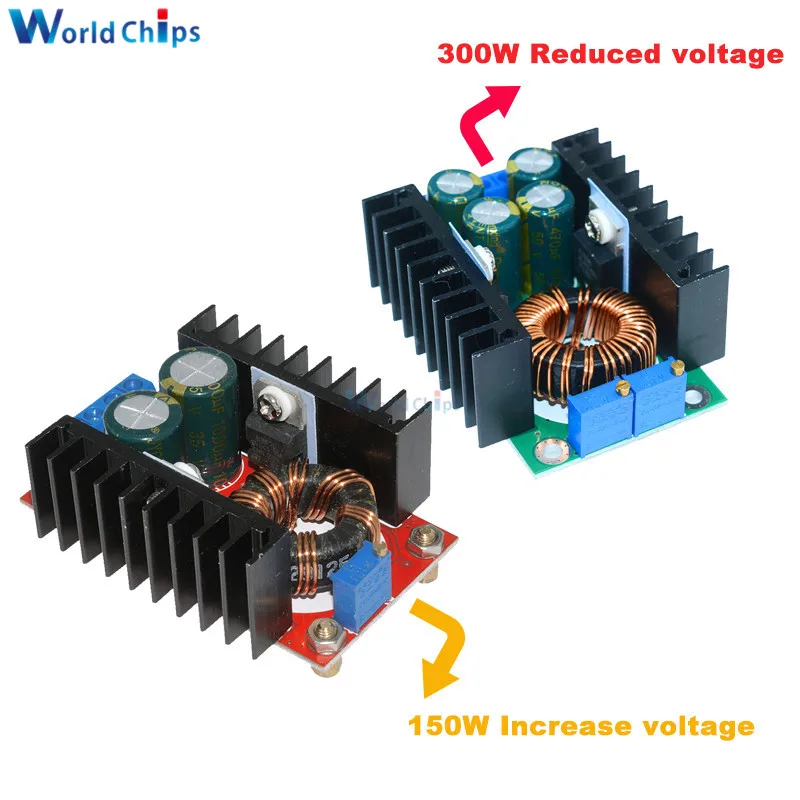 diymore DC DC 9A 300W 150W Boost Converter Step Down Buck Converter 5-40V To 1.2-35V Power module LED Driver XL4016 for Arduino