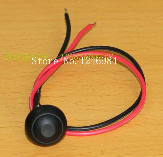 

[SA]PAS6 circle with a line without a lock black waterproof button switch reset button normally open Taiwan Deli Wei M12--20pcs/