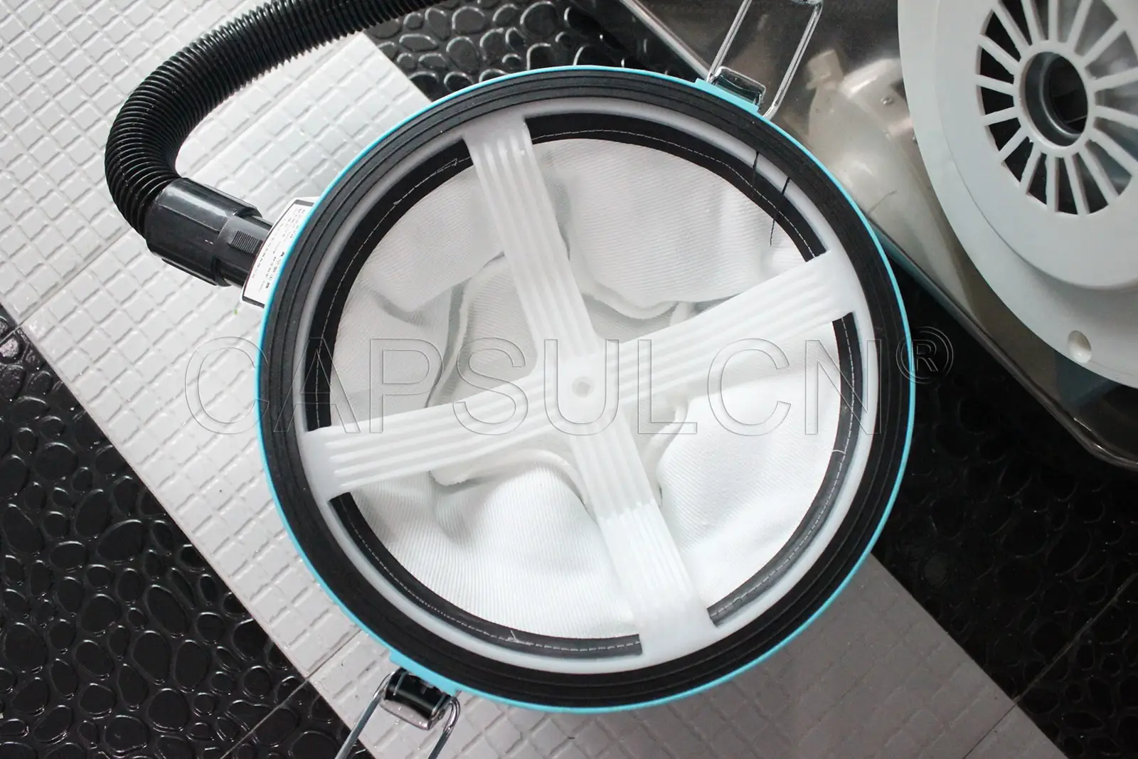 Aspirador de pó de trabalho com máquina de polimento cápsula