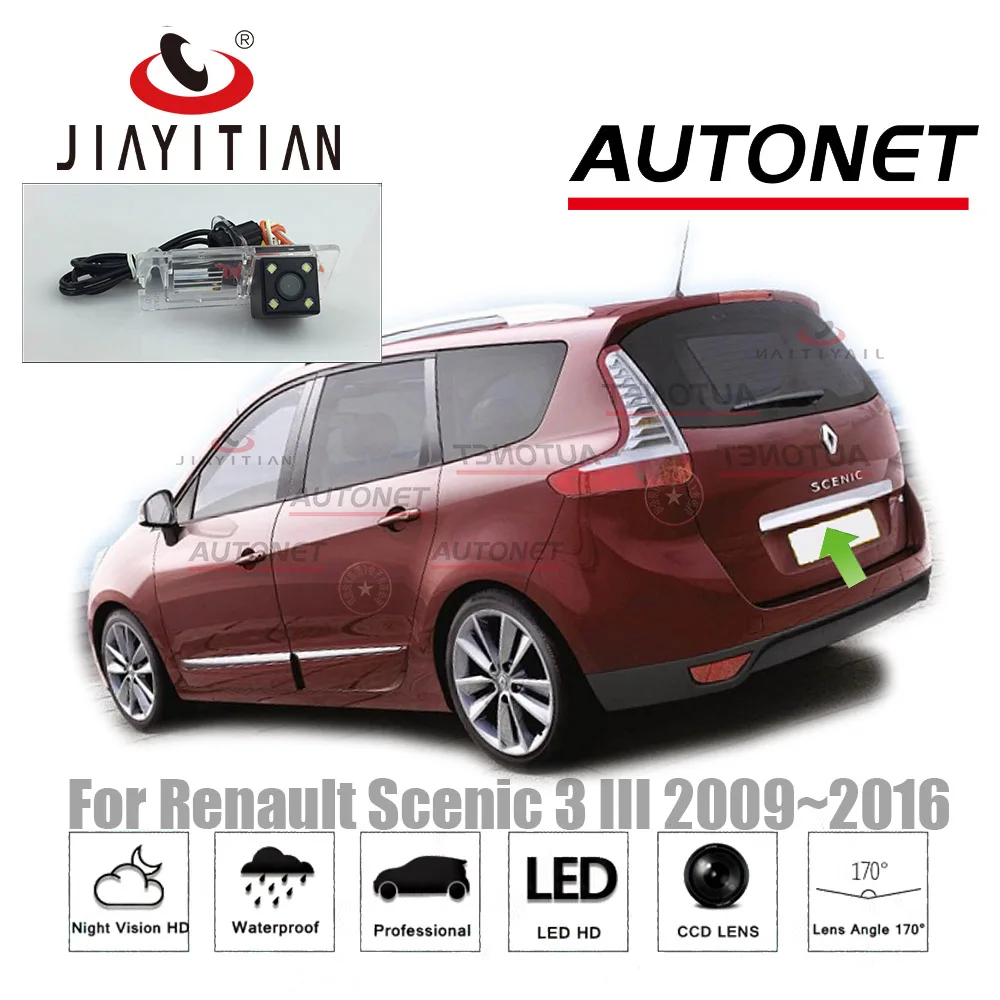 JIAYITIAN Rearview Camera For Renault Scenic 3 III 2009~2016/Parking camera backup Camera/Night Vision/CCD/License Plate camera