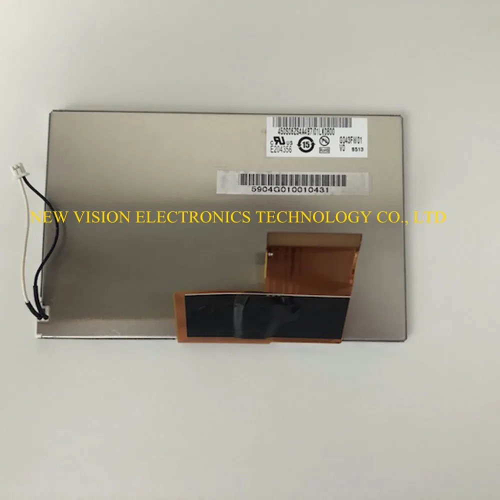 

Original 4.3" inch G043FW01 V0 G043FW01V0 LCD Display for Industrial Equipment Application