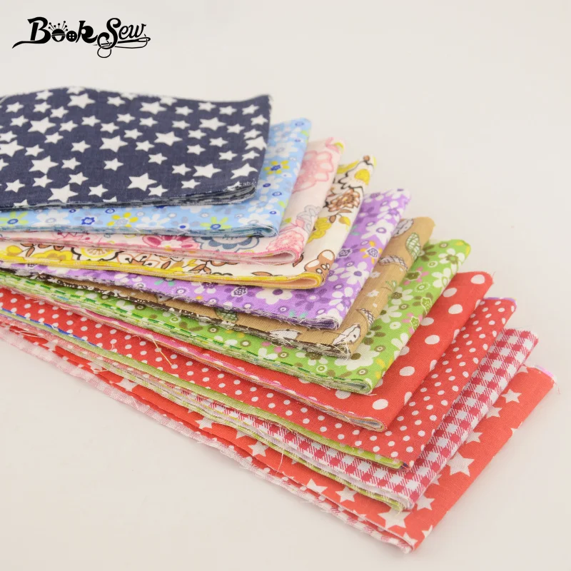 

2017 Booksew Cotton Jelly Rolls Fabric Strips Plain Fabric 77PCS/ Lot 9CMx50CM Sewing TIssue Colorfull Design DIY Crafts