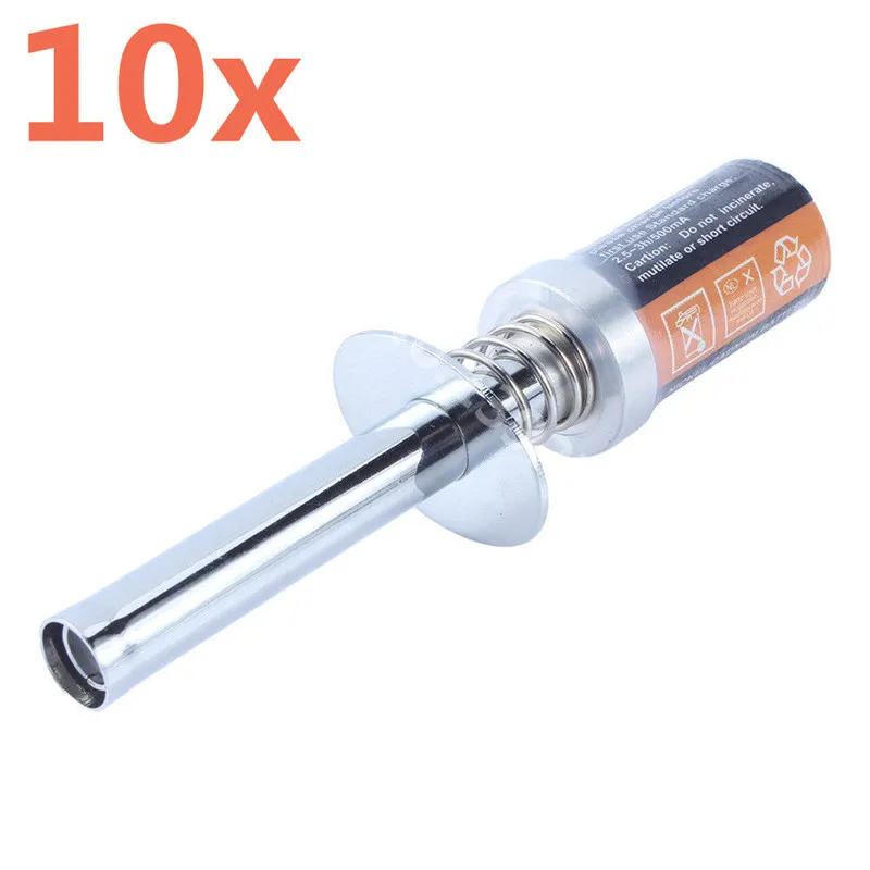 Wholesale 10pcs/lot  HSP 80101 1800mAh EU Rechargeable Glow Plug Igniter Ignition RC 1/10 1/8 Nitro Buggy Tools Engine Parts