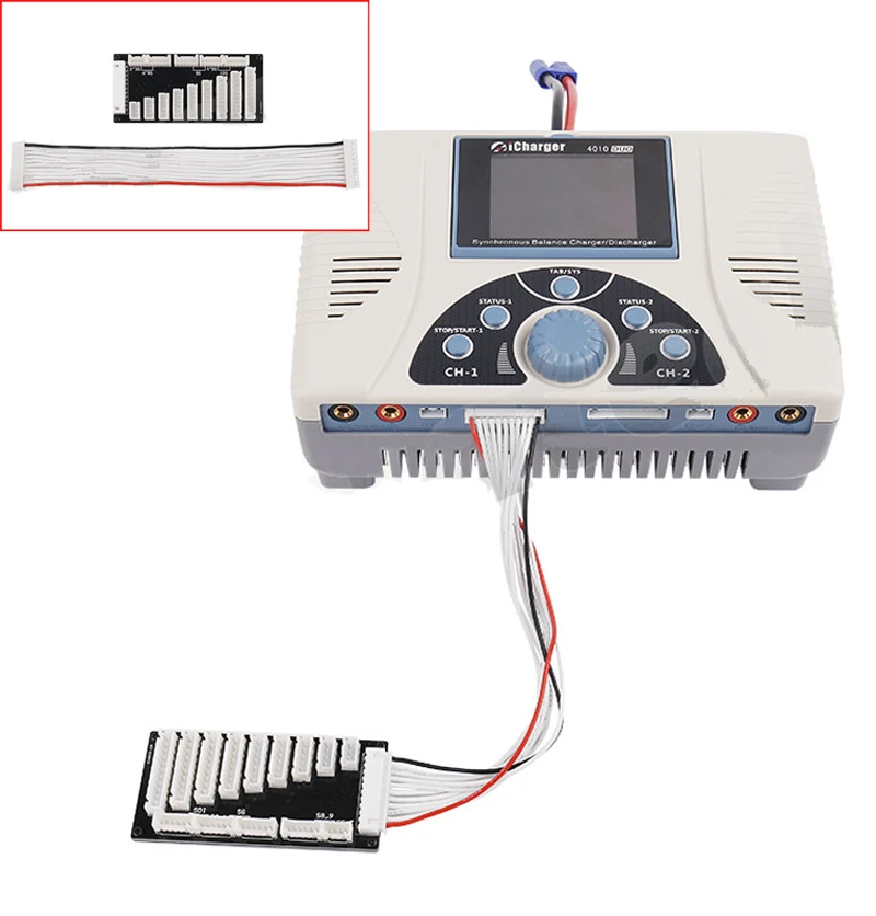 For ICharger 4010 duo 308  PL8 PL6 8S 10S Parallel  Charging Board Adapter Charger Plate Balance Charing Cable Line