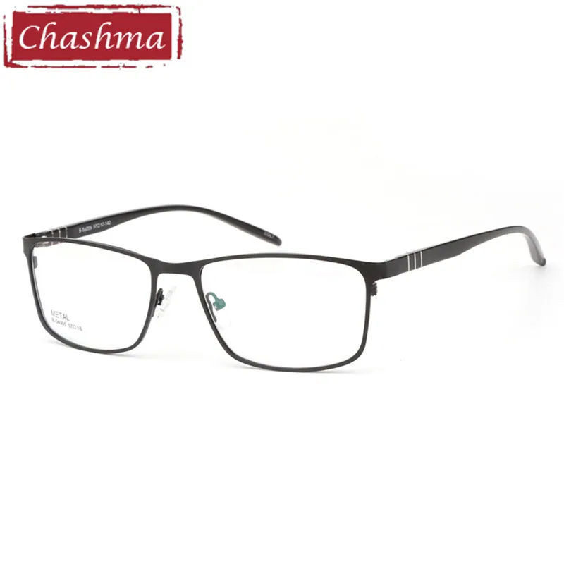 

Chashma Brand Large Frame Alloy Eyeglasses Diopter Glasses Frames Men Big Mens Glasses Optical for Wide Face Frame Width 142 mm