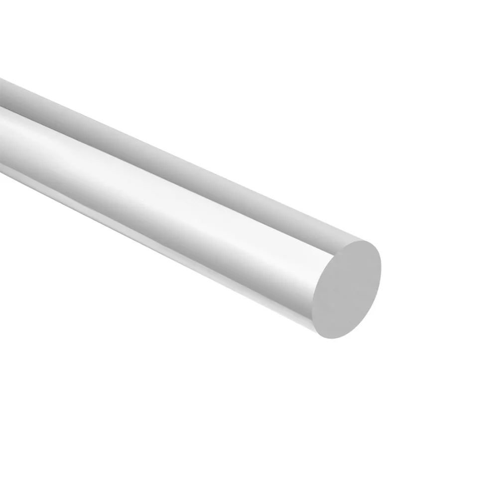 2Pc Clear Acrylic Rod 5mm 6mm Diameter x500mm Long Round Solid Bar Acrylic Round Rod PMMA Bar Stick for Lighting Accessories DIY