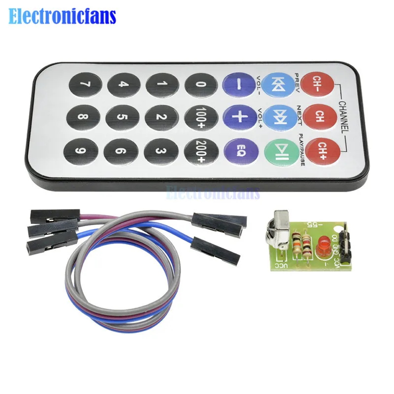 1 Set Infrarot-Fernbedienungsmodul, kabelloses IR-Empfängermodul, DIY-Kit, HX1838, intelligente Elektronik für Arduino, Raspberry Pi, DIY. – Detail 4