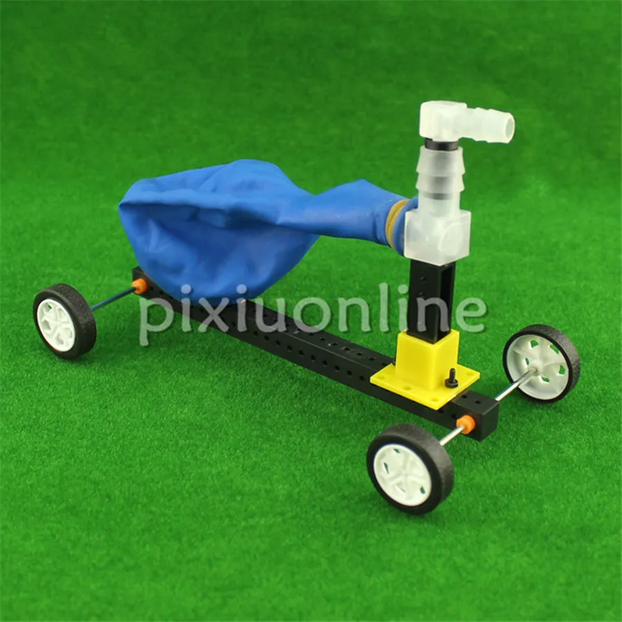 Model Suit J675b Air Bolloon Power Experiment Model Car Physical Students Use Free USA Shipping