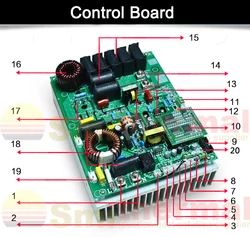 Replace Board For  Induction Heat Treating Equipment Plastic Injection Machine Induction Heater half bridge 220V 5KW