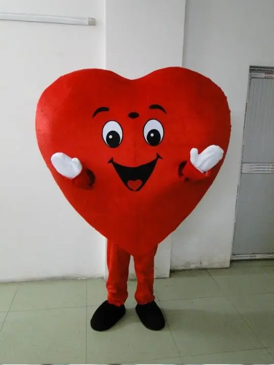 Heart Cartoon Figure Walking Costumes, Adult Cartoon Costumes for Men and Women, Party, Dress Up and Show Adult Heart Cartoon Co