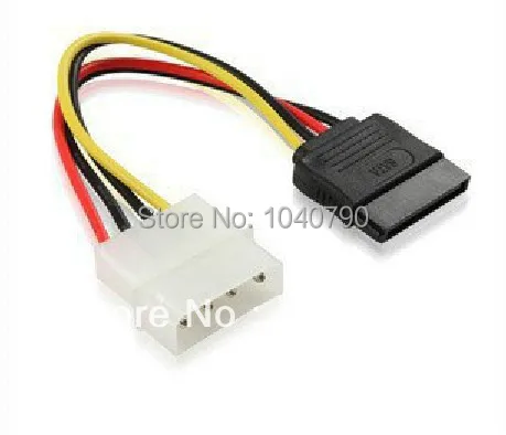 

Type D turn 4 needle SATA serial port on the power line