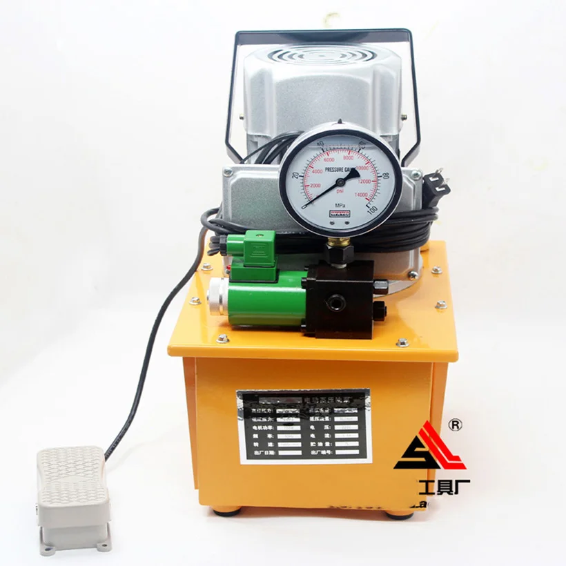 High Pressure Electric Hydraulic Pump  HHB-700A electric oil pump Pedal - with Solenoid Valve Oil Pressure Pump