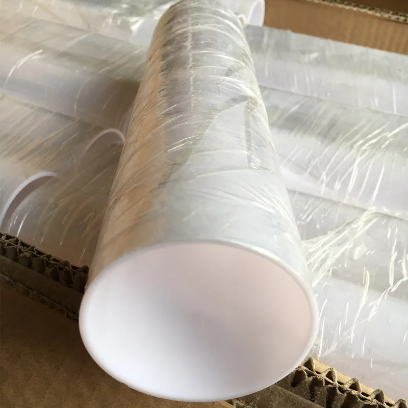 16pcs Milky White Acrylic Tubes OD30x2x1000mm Extrude Perspex Tubing PMMA Plastic Building Materials Home Improvement Lampshades