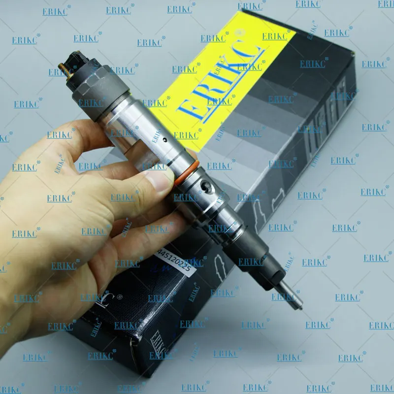 ERIKC 0445120225 Genuine Fuel Injector Assy 0445 120 225 Common Rail Injector G1000-1112100-A38 for CRSN2-BL Yuchai YC4G