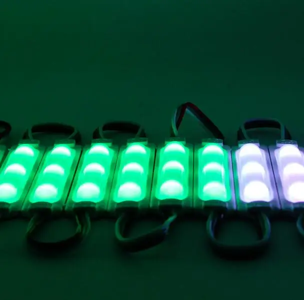 WS2811 2811 IC RGB LED Pixels Module String Light 3LED SMD5050 RGB Waterproof LED Garden Light RGB Advertising Light