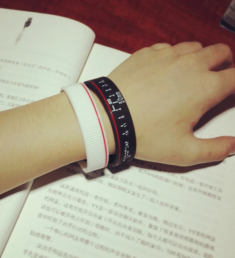 새로운 카메라 렌즈 팔찌 사진 작가 실리콘 팔찌 팔찌 렌즈 줌 크리프 canon nikon DSLR 카메라 9 가지 유형 핫 세일