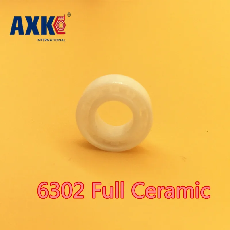 2023 Rolamentos Rodamientos Axk 6302 Full Ceramic Bearing ( 1 Pc ) 15*42*13 Mm Zro2 Material 6302ce All Zirconia Ball Bearings