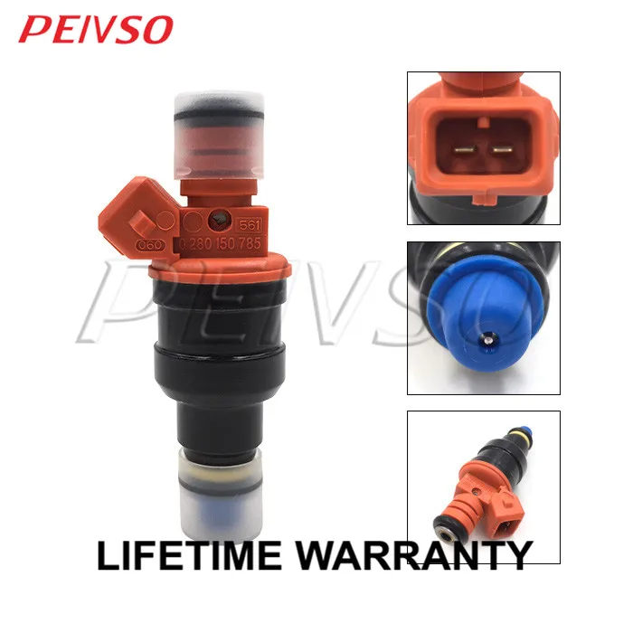 PEIVSO 5pcs 0280150785 Fuel Injector For Volvo 850 2.3L 2.4L I5 Turbocharged 1994~1997