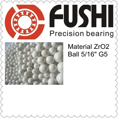 

Free Shipping 10PCS Loose Ceramic Balls 5/16"=7.938mm G5 Grade Quality ZrO2 Zirconia White Zirconium Dioxide