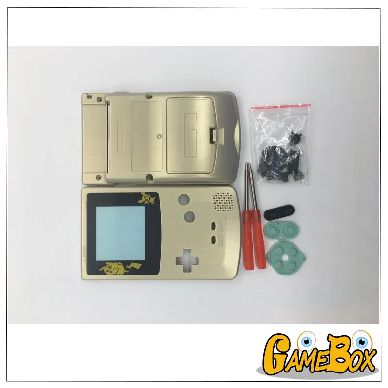 Shell สำหรับ Nintendo GBC GameBoy Color Limited Edition ไขควง Lable ปุ่ม