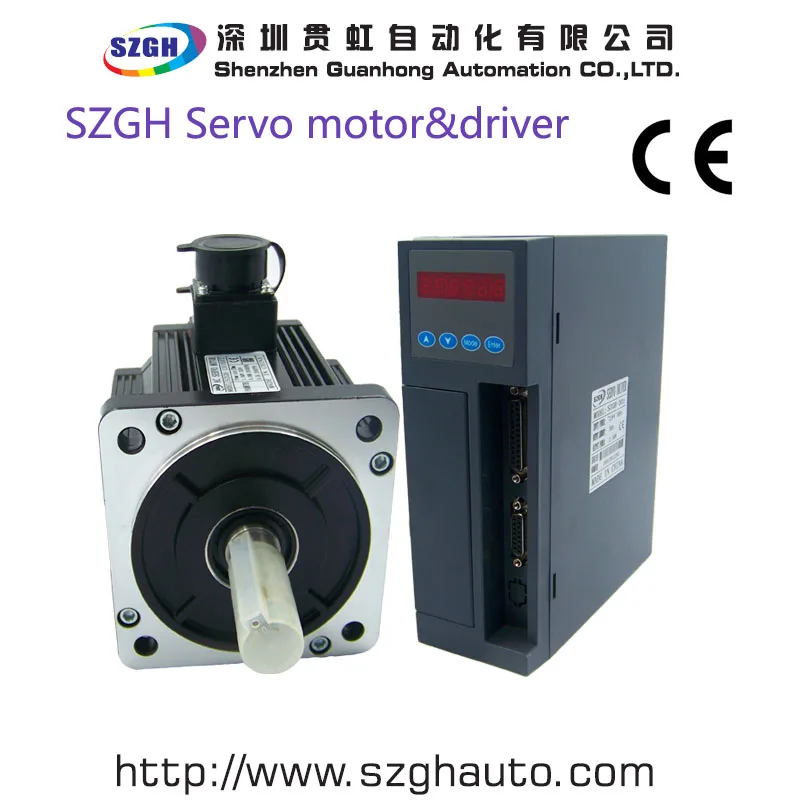 Total package 7.7Nm 2.0KW AC servo motor+AC servo driver +5 meters cables  for cnc controller