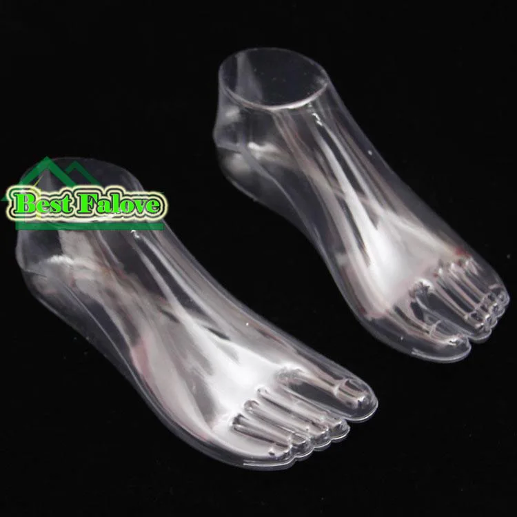 Free Shipping!! New Arrival Clear Child Foot Mannequin Foot Model Best For Socks Display