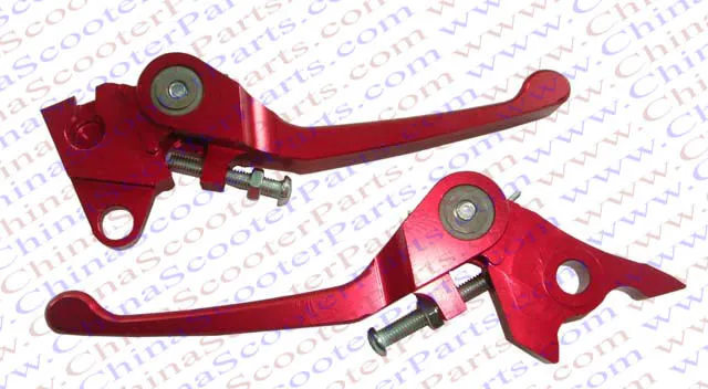 

CNC Folding Aluminum Brake Clutch Lever 50cc 70cc 90cc 110cc 125cc 140cc 150cc Dirt Pit Bike Parts RED