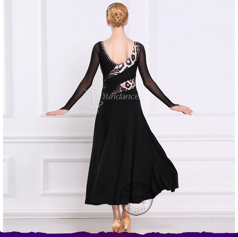 Dame Angepasst Ballroom Dance Kleid Mädchen Walzer Tango Tanzen Kleider Weibliche Standard Flamenco Bühne Ballsaal Kostüme D-0416