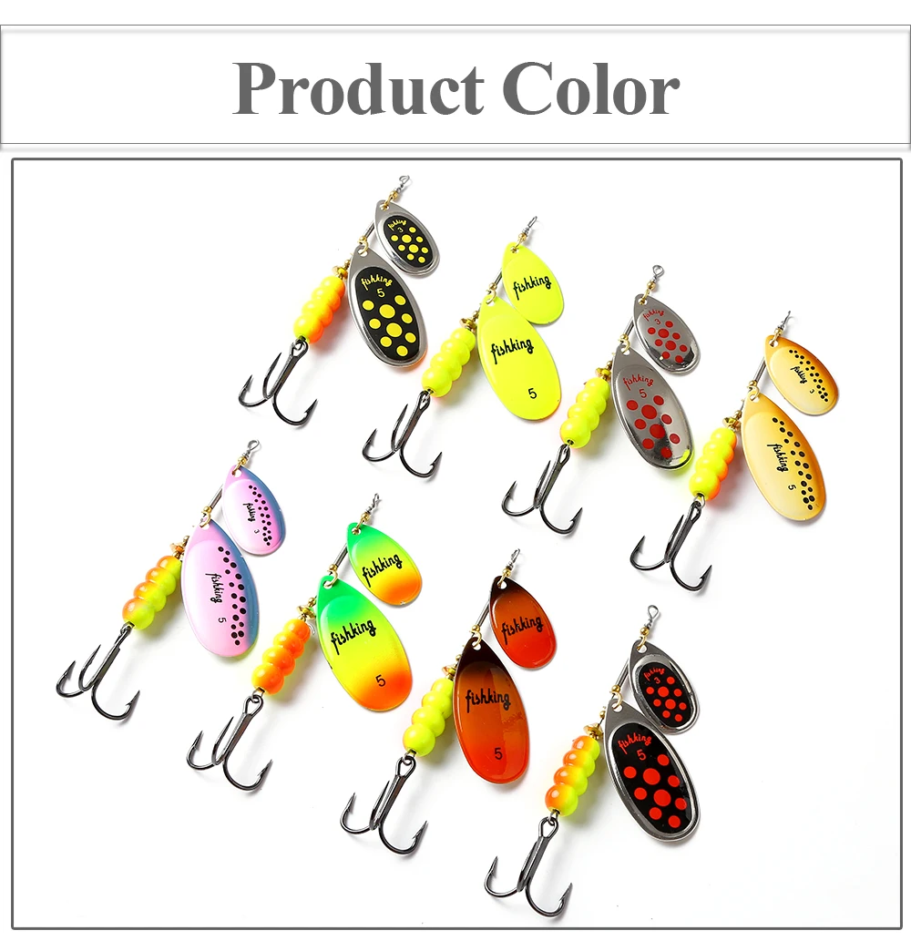 NGB 11cm-25G Messingmaterial Weitwurf-Spinnerbait Metallköder mit Dreifachhaken Angelköder – Detail 8