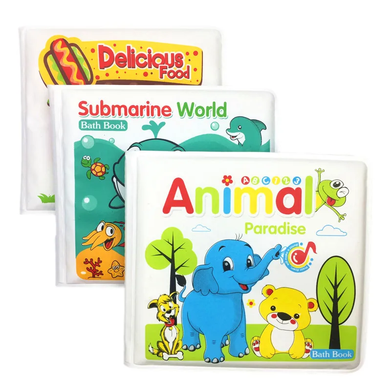 Babybadje Speelgoed Boek Waterdichte Educatief Baby Peuter Speelgoed Bad Brinquedos Para Bebe Oyuncak