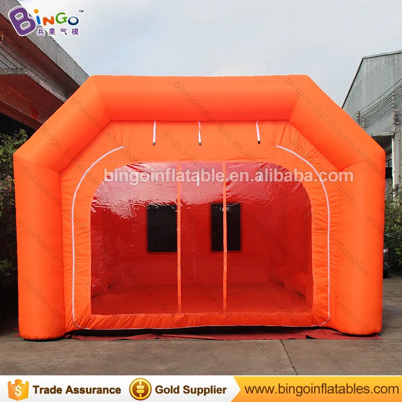 Opblaasbaar Spel 10X5X3.5m Opblaasbare Spuitcabine Draagbare Auto Schilderen Cabine Duurzaam Werkstation Auto Spuitverf Booth Speelgoed Tent