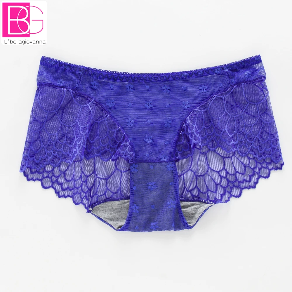 

5pcs/lot Ultra thin Panties Solid Color Women's Seamless Underwear Embroidery Lace Briefs Culotte Transparent Intimates 2047P5