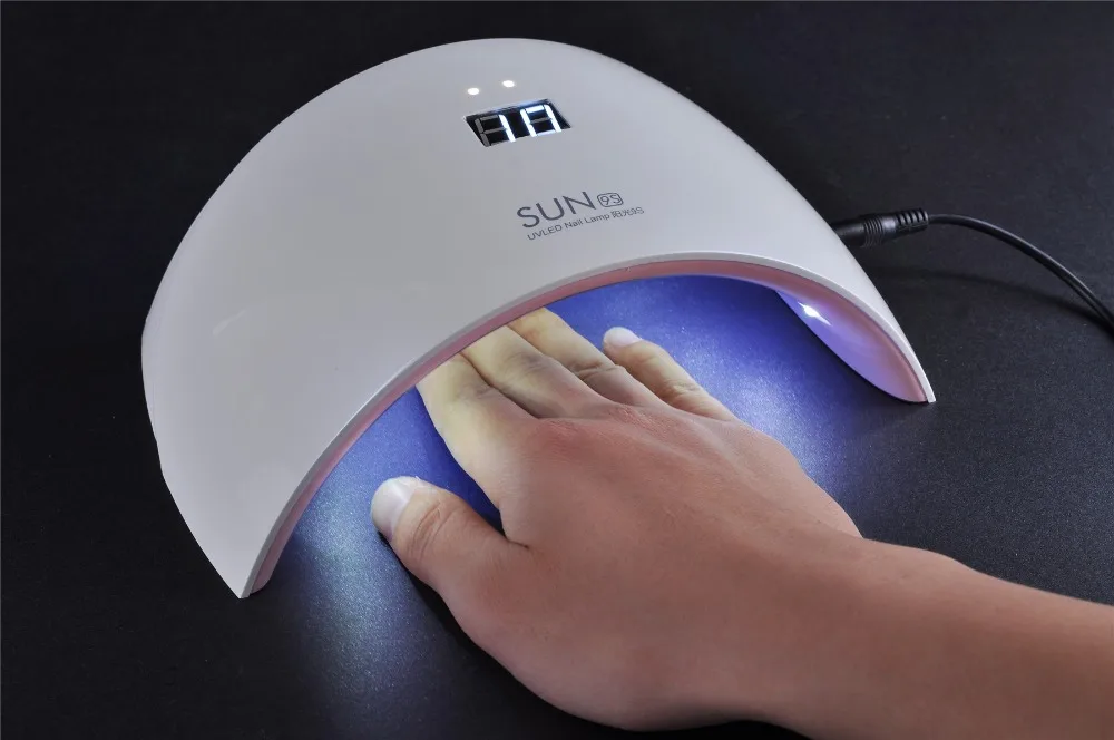 

SUN9s SUN9c 24W Nail Lamp Nail Dryer for Gel Nail Machine Curing Polish Gel Nail Art Tool Professional LED UV Lamp Personal Home