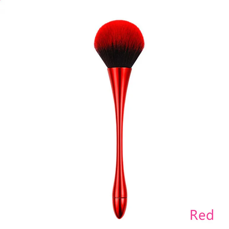 Big Size Soft Powder Brush Makeup Brushes Blush Foundation Round Aluminum Beauty Make Up Brushes Cosmetics Face Makeup Wholesale