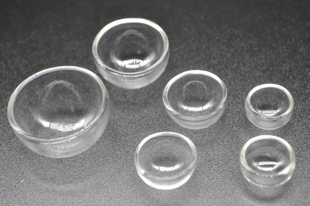 20pcs mix size hemisphere clear Half Globe bubble Glass cover dome Pendant Open Vials Bottle Charms DIY Ring Craft accessories