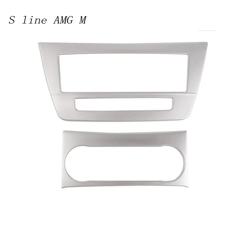 Car Styling Strip Air Conditioning CD Panel Decorative Cover Trim Auto Interior Accessories for Mercedes Benz C Class W204 11-14