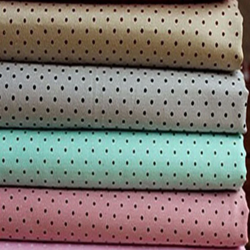 Pretty 5 Attractive Colors All Over Polkd Dot 100% Cotton Fabric for quilting bedding cloth DIY sewing