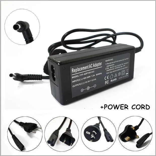 

19.5V 2.31A 45W AC Power Adapter Charger Universal Adapter Laptop For HP Split 13-m115SG x2 E7F59EA 719309-001 719309-003