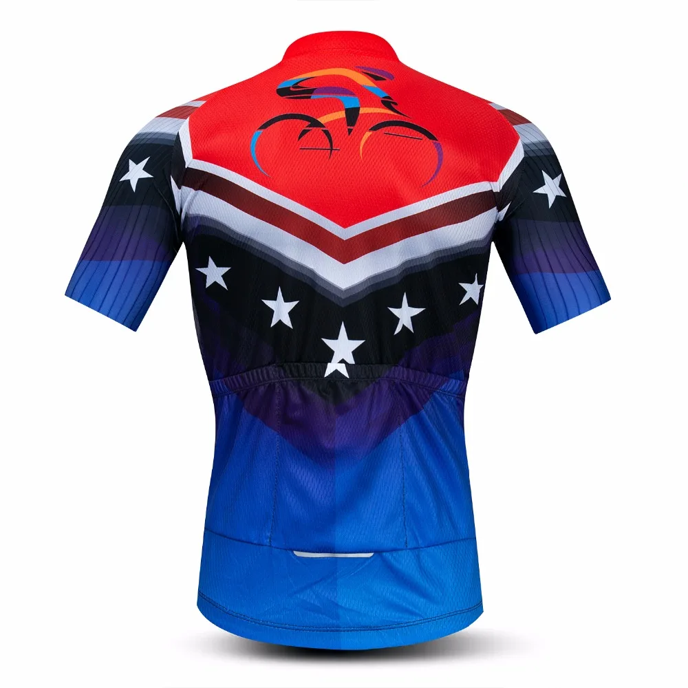 Weimostar USA 2019 Cycling Jersey mens Bike Jersey road MTB bicycle tops Summer Pro Team Ropa Maillot Ciclismo Racing shirt red