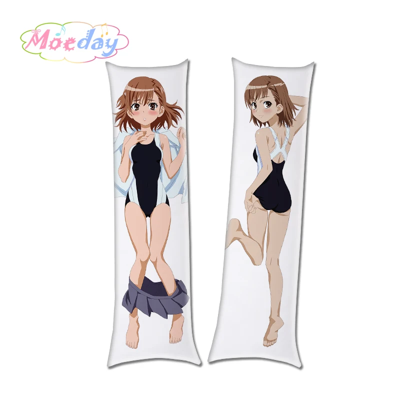 Japan Anime Toaru Kagaku no Railgun Girl Characters Misaka Mikoto & Uiharu Kazari & Syokuhō Misaki Hugging Pillow Case