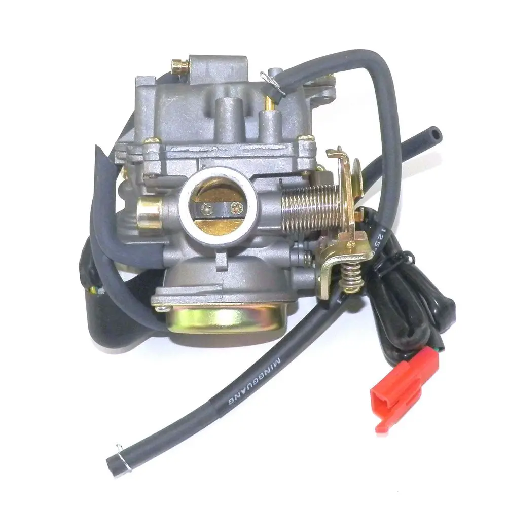 Motorcycle True 20mm Performance Carburetor For 50cc to 100cc 139QMB GY6 4-stroke Scooter Carb CVK