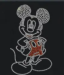 2pc/lot   hot fix rhinestone transfer motifs iron on crystal transfers design patches  iron on patches