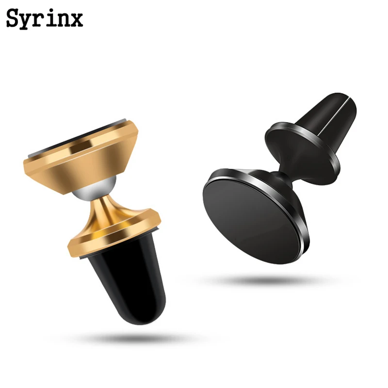 SYRINX Magnetic Mobile Phone Holder for Iphone X XS Max Car Dashboard Bracket Cell Mount Stand Magnet Wall Sticker Auto Support