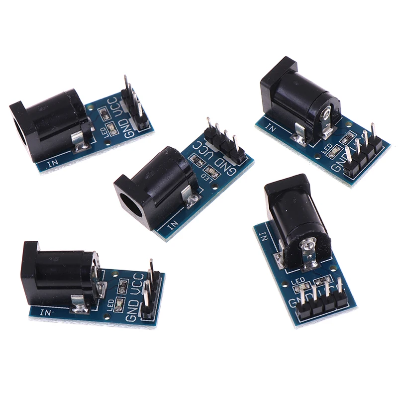 5 Teile/los DC Jack Buchse Stecker Netzteil Modul DC Power Adapter Platte Board Connector Für Arduino