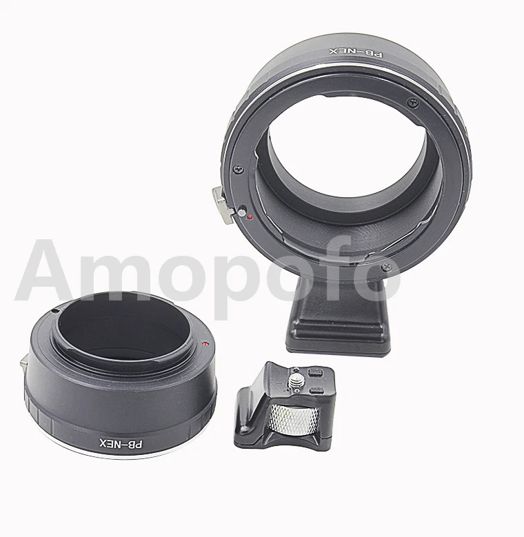 Amopofo PB-NEX Short Tripod Adapter,for Praktica PB Lens  to For Sony NEX3 C3 5C 5N 7 A7R A7II VG10 Camera Adapter