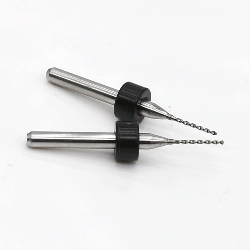 HANGXIN 10 pz/set 0.8mm/0.85mm Import Carbide PCB Punte da Trapano, stampa Circuit Board Mini CNC Drilling Bit Set, La Lavorazione Del Legno Strumento