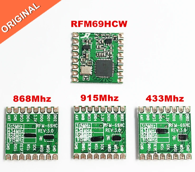 RFM69 RFM69HC RFM69HCW Programmable 433Mhz 868Mhz 915Mhz RF Transceiver Module HopeRF ORIGINAL replace RFM22B