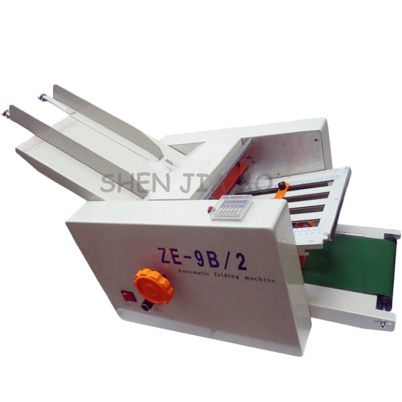 110/220V 1PC Desktop folding machine automatic folding machine instruction sheet folding machine ZE-9B/2 folding machine