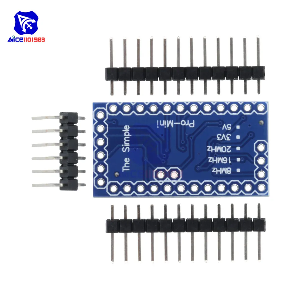 diymore ATMEGA328 Pro Mini Module MEGA328 Mini ATMEGA328 3.3V 8MHz Replace ATMEGA128 for Arduino Nano with Pins